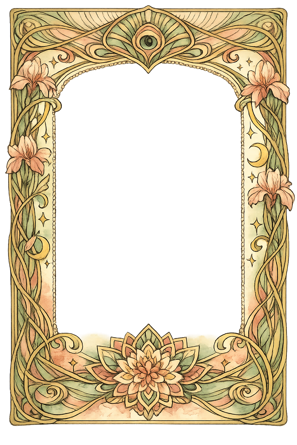 Celestial Gilded Border