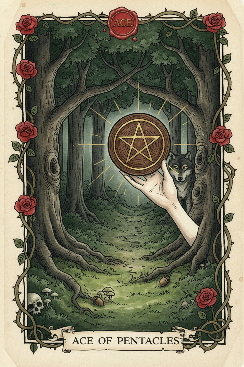 Grimoire Tarot Template