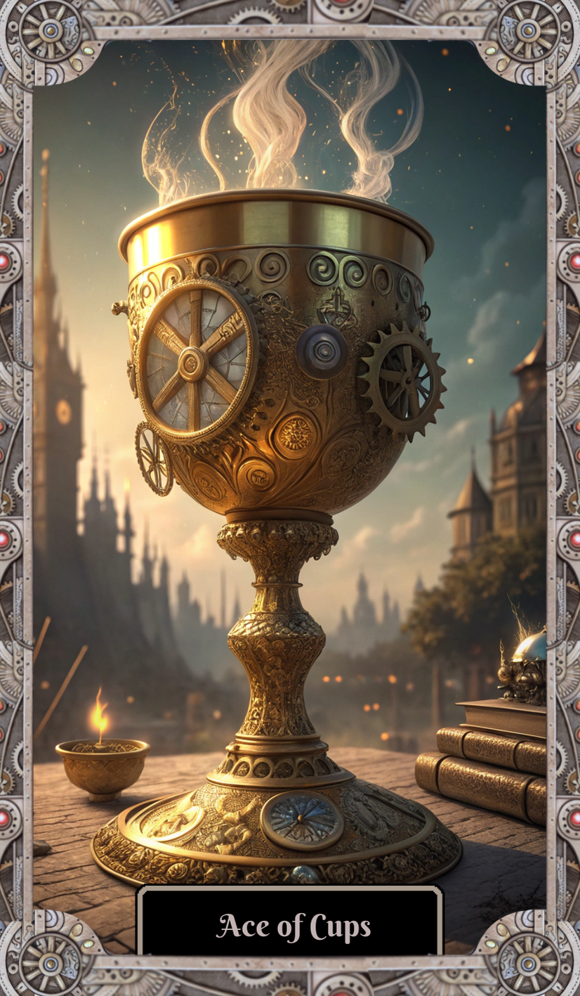 Steampunk Tarot Template